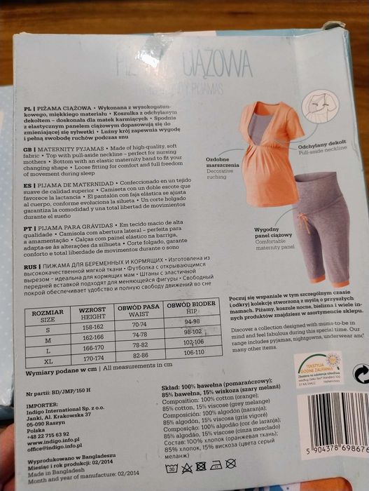 koszula nocna + piżamy