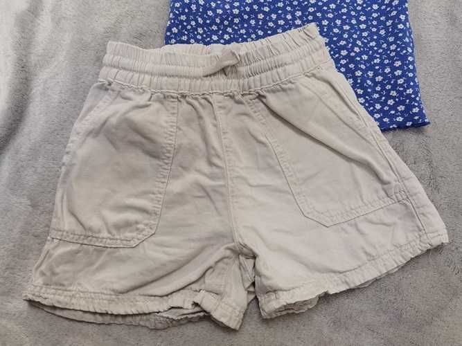 Zestaw 134 Spodenki Zara bluzka h&m kapelusz