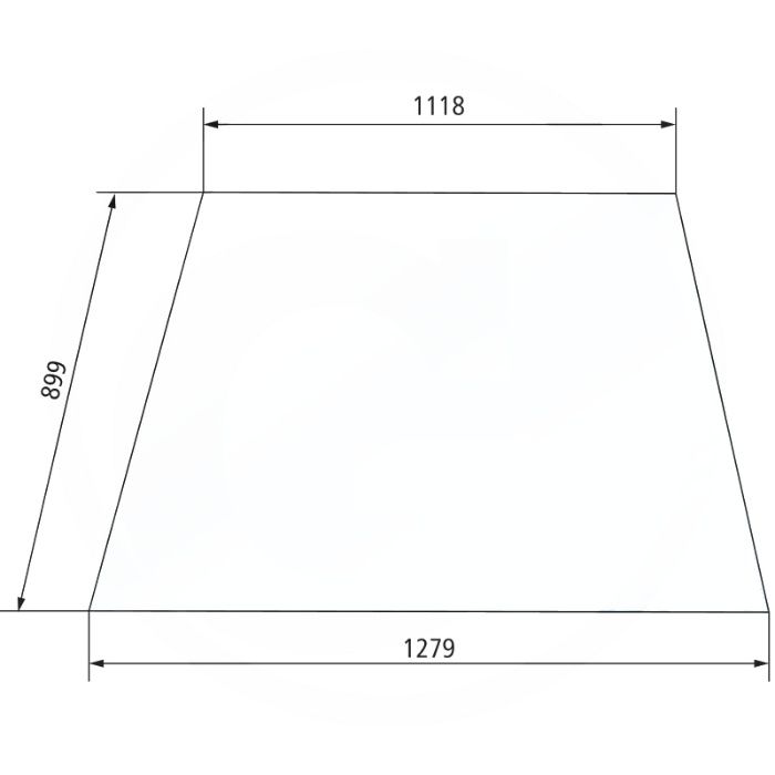 Szyba przednia Massey Ferguson 8110, 8120, 8130, 8140, 8150, ACX365