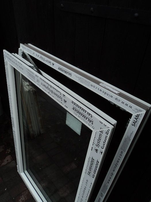 Okna pcv nowe sz100x140wys Brugmann 7-komor - 10szt