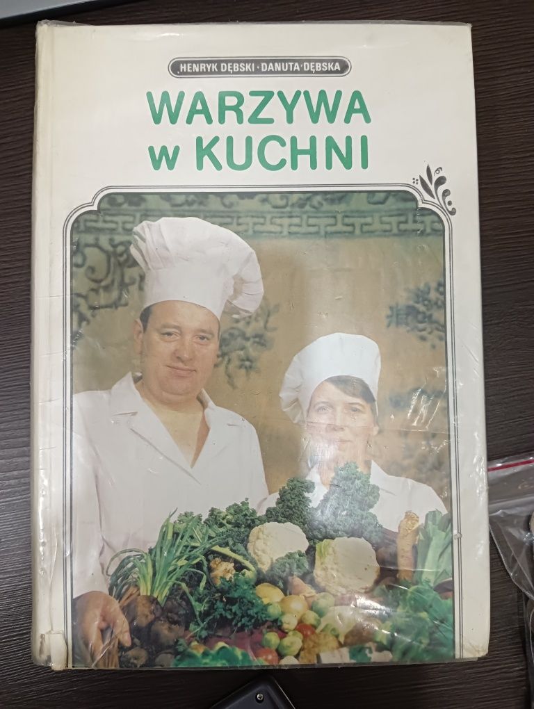 Książka kucharska Warzywa w kuchni, stara
