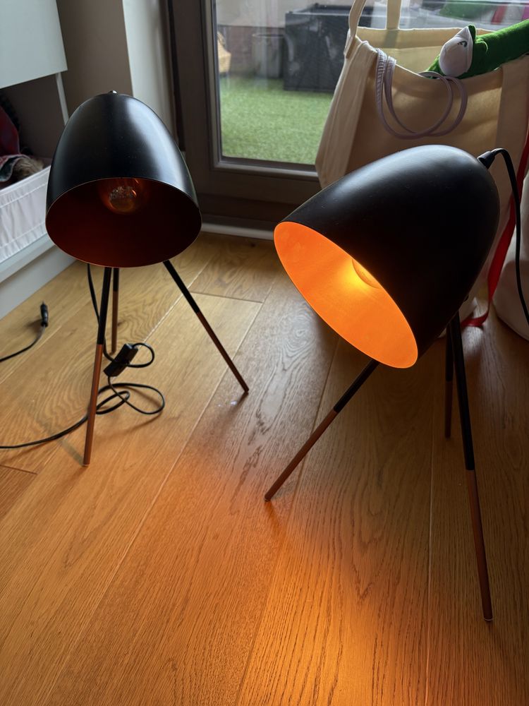 Lampka nocna stołowa reflektor 47 cm wysokość jak nowa