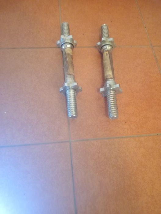 Conjunto de halteres com rosca