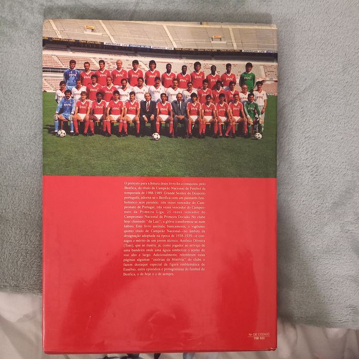 Livro de colecção do Benfica