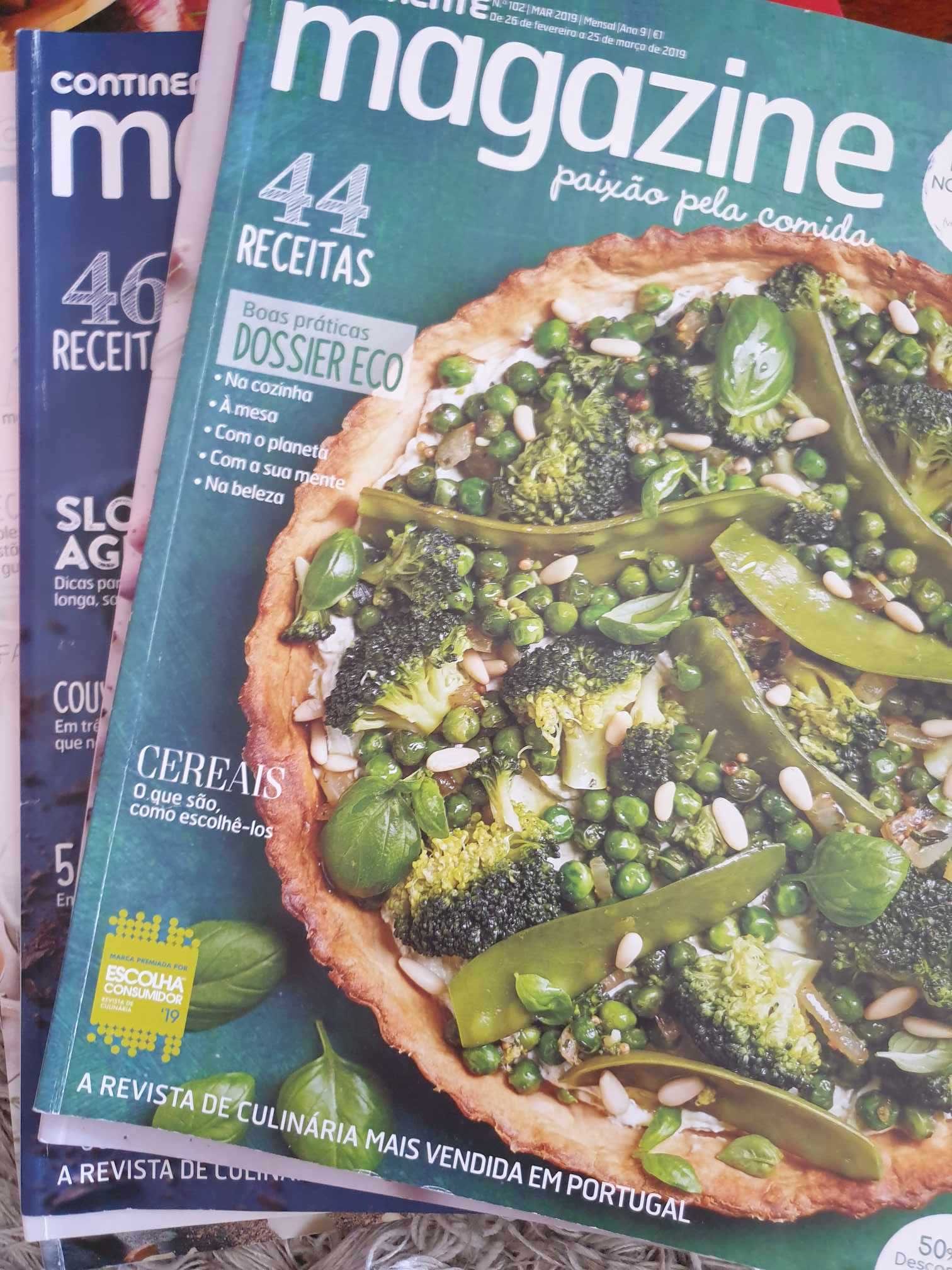 Revistas antigas de culinária