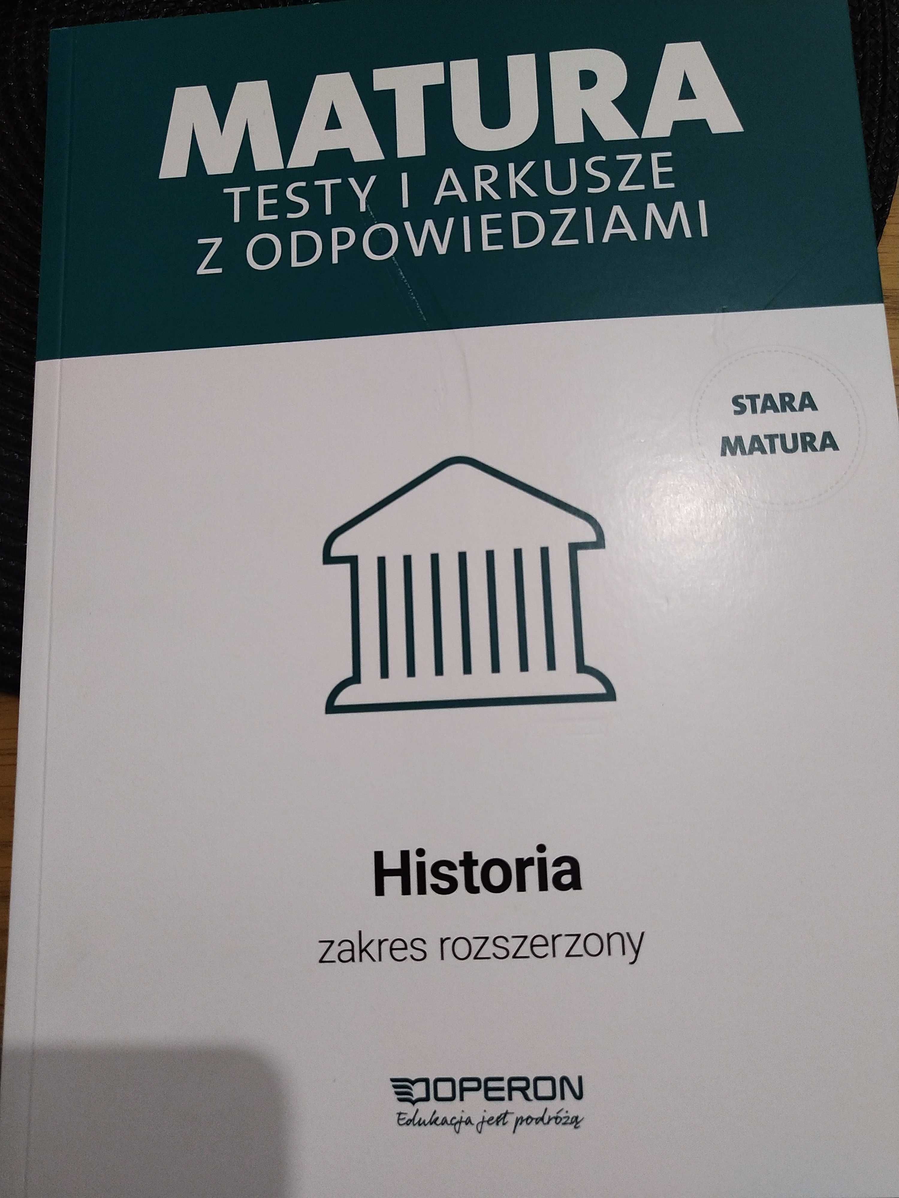 Matura vademecum z historii+testy, zakres rozszerzony, Operon