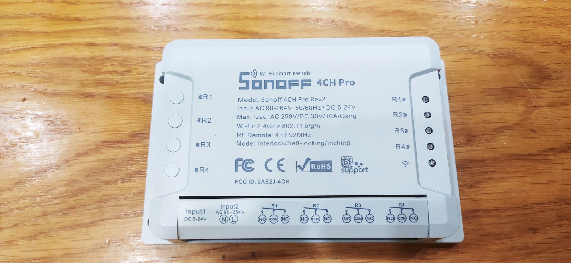 Sonoff 4ch Pro R2 ТІЛЬКИ КОРПУС