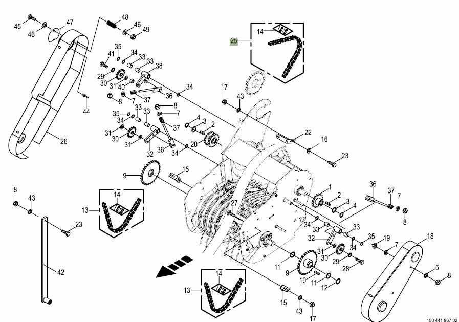 Łańcuch napędowy Krone  3/4" 62 Rol. 40kN 900.0352.30