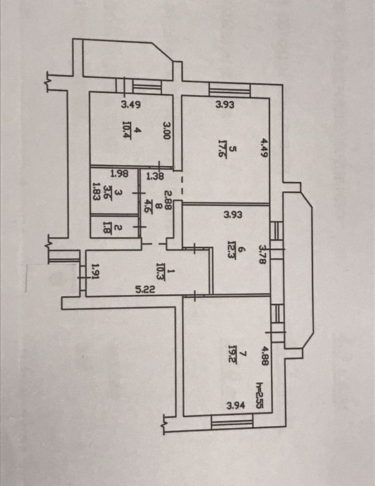 Продам 3-кімнатну квартиру на Митниці, вул. Жужоми