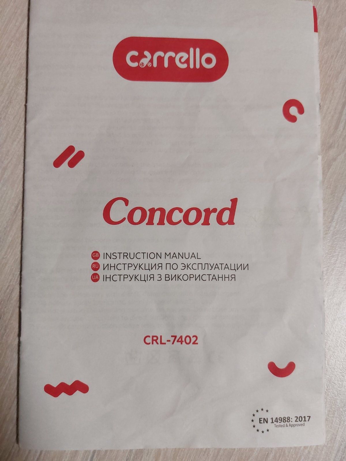 Продам дитячий стільчик для годування CARRELLO Concord.