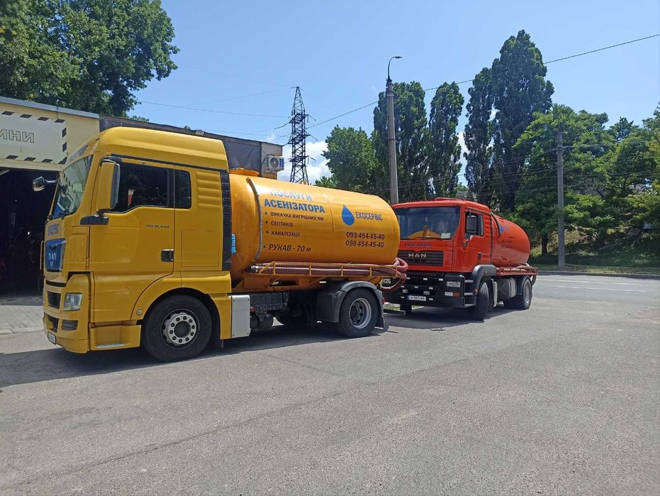 Асенізаторські послуги. Викачка каналізації