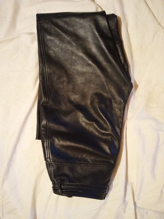 Брюки кожаные женские