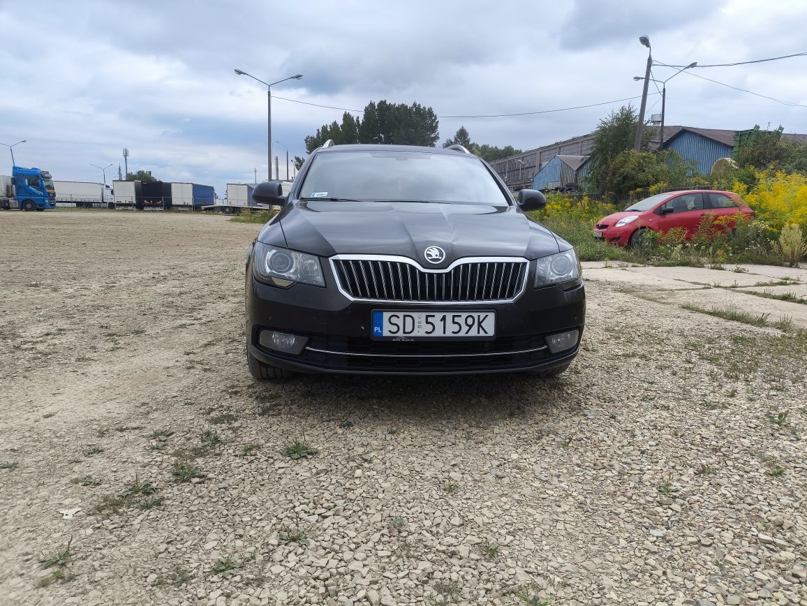 Skoda Superb II FL 2.0 TDI 170 KM DSG Mocca .Krajowa/Super wyposażenie