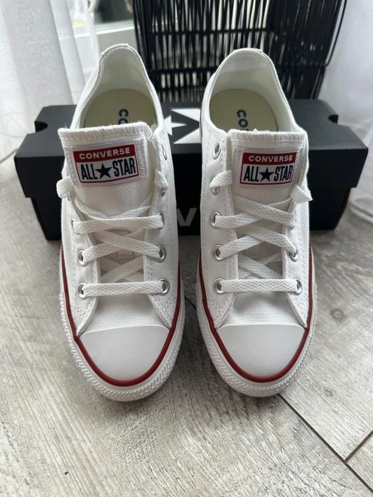 Klasyczne trampki damskie converse 36.5 biale all star