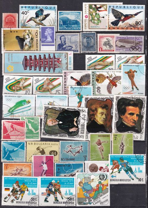 Zestaw 1 - mix świat - 40 sztuk, mieszane cena 4,90 zł