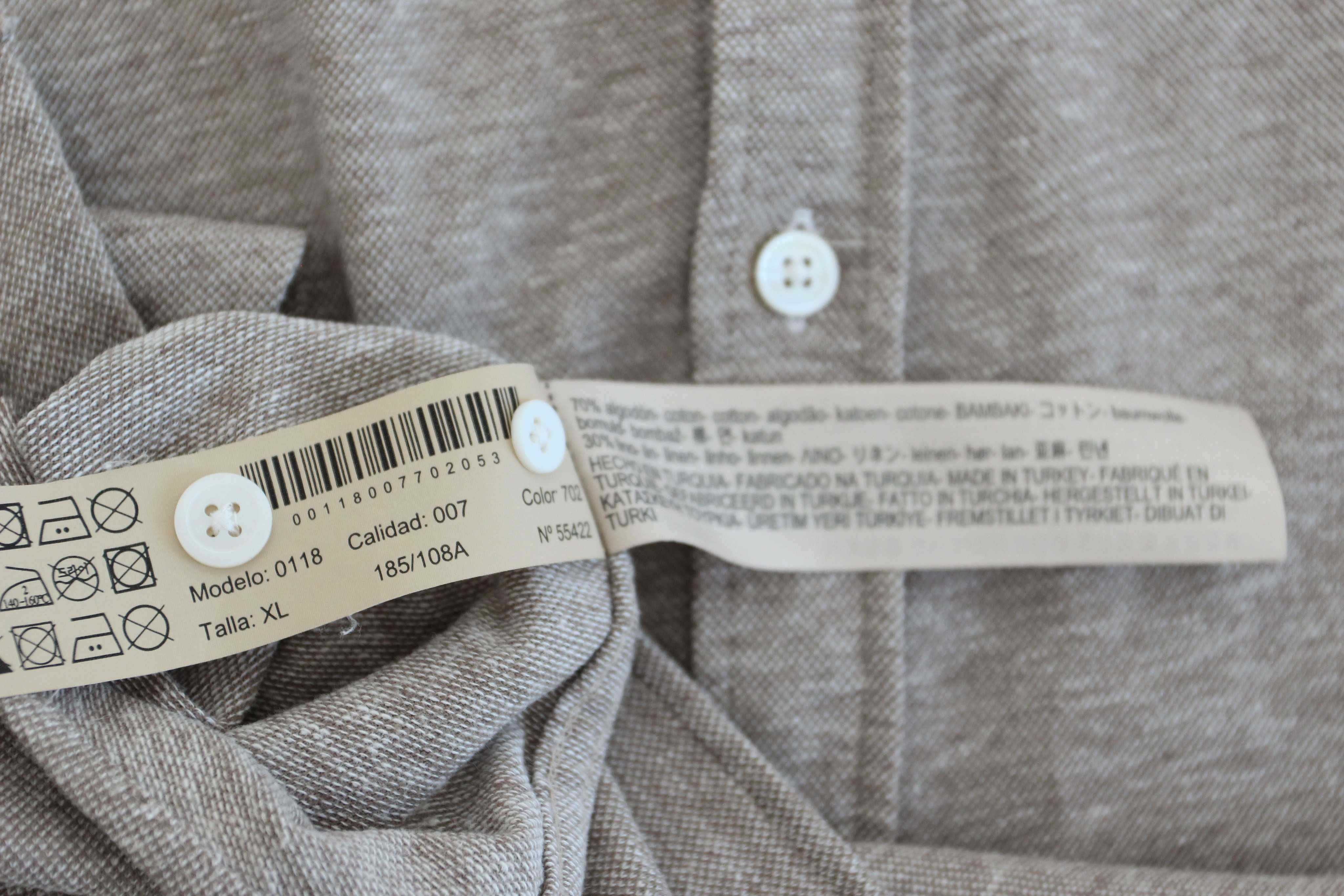 Massimo Dutti 30% len 70 %bawełna XL