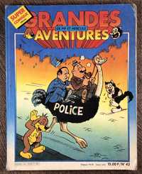 Stary francuski komiks De Pif et Hercule Grande Aventures 1986 retro !