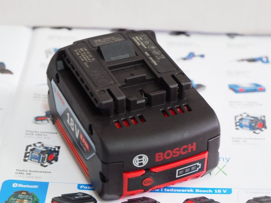 Akumulator BOSCH 18V 6Ah bateria wurth berner bti wkretarka klucz pila