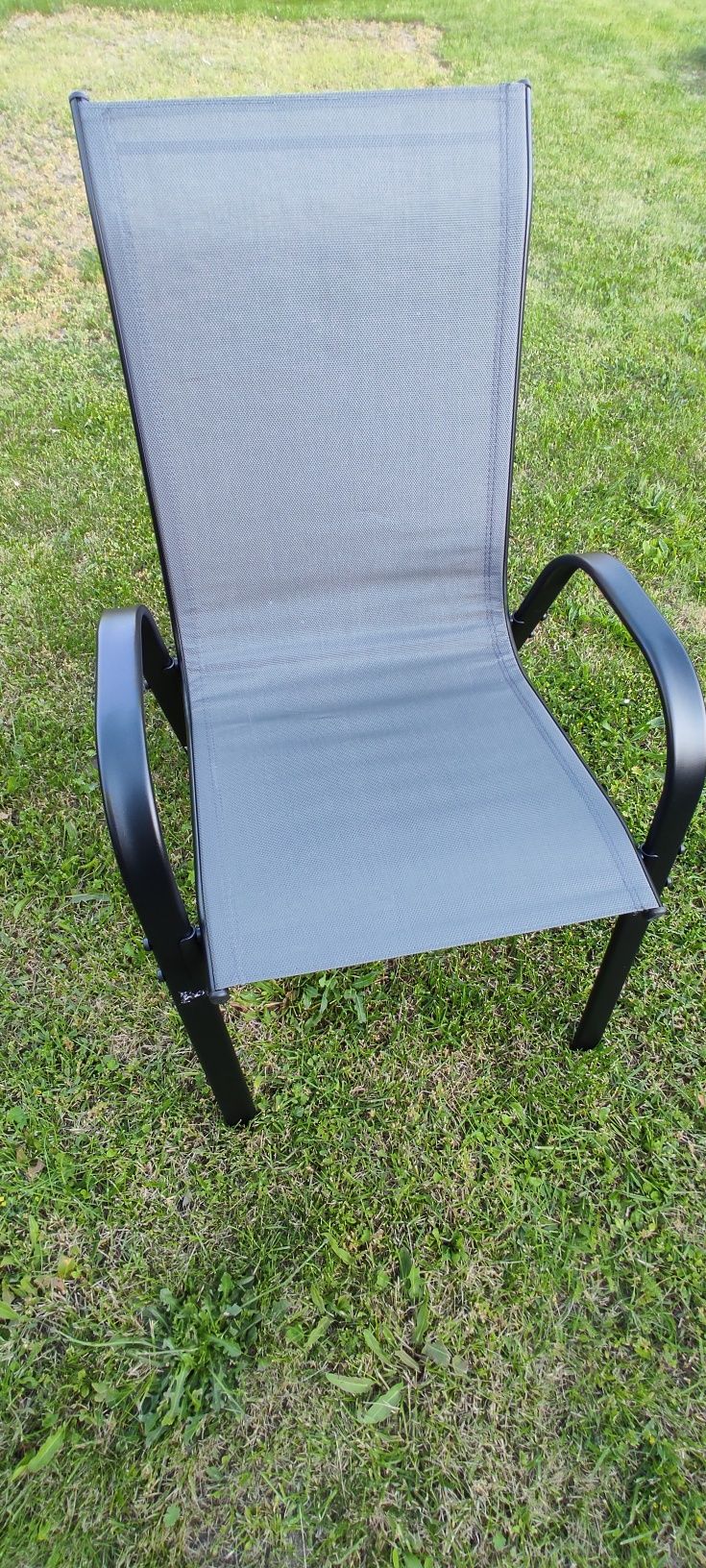 Nowe krzesła ogrodowe metalowe