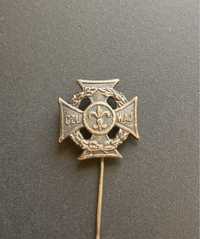 Krzyż harcerski miniaturka PRL