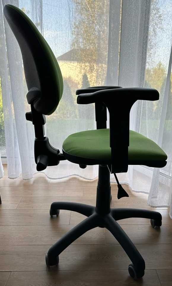 fotel/krzesło biurowe młodzieżowe zielone