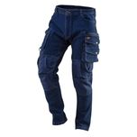 Spodnie Robocze Denim, Wzmocnienia Na Kolanach, Rozmiar M