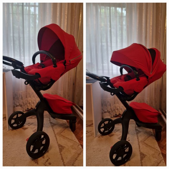 Коляска 2 в 1 Stokke Xplory X Ruby Red