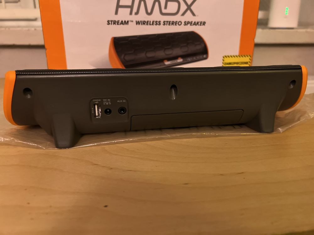 HMDX Stream wireless stereo speaker (Bluetooth)