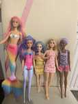 Lalki Barbie 5 sztuk