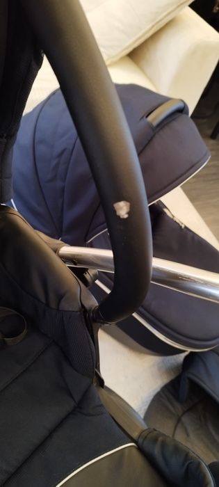 Wózek Bebetto Bresso Premium Class Granat Ochrona UV Komplet