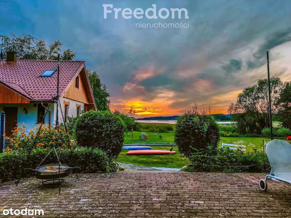 Siedlisko z linią brzegową na Mazurach