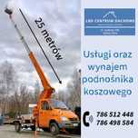 Podnośnik koszowy (zwyżka) wysięgnik 25m