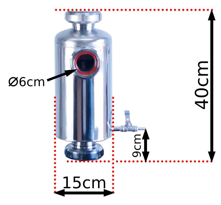 Destylator Aabratek Premium OVM Liebiga Bufor Wziernikiem sterownik