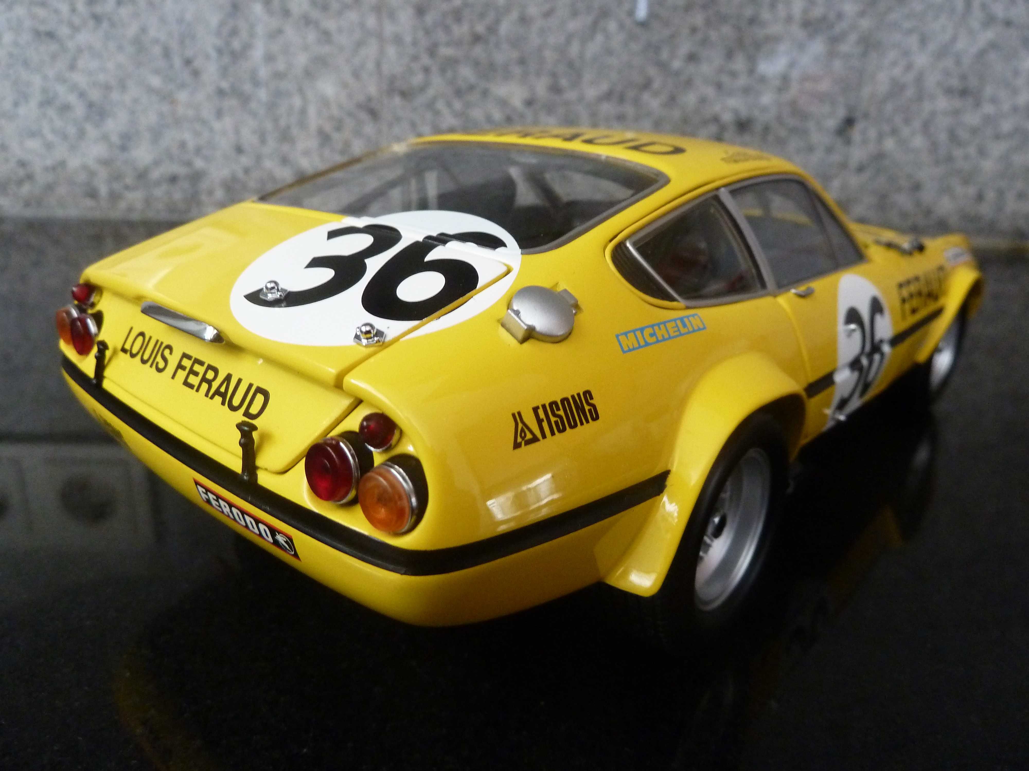 1:18 Kyosho, Ferrari 365 GTB4 Competizione, AutoArt Minichamps