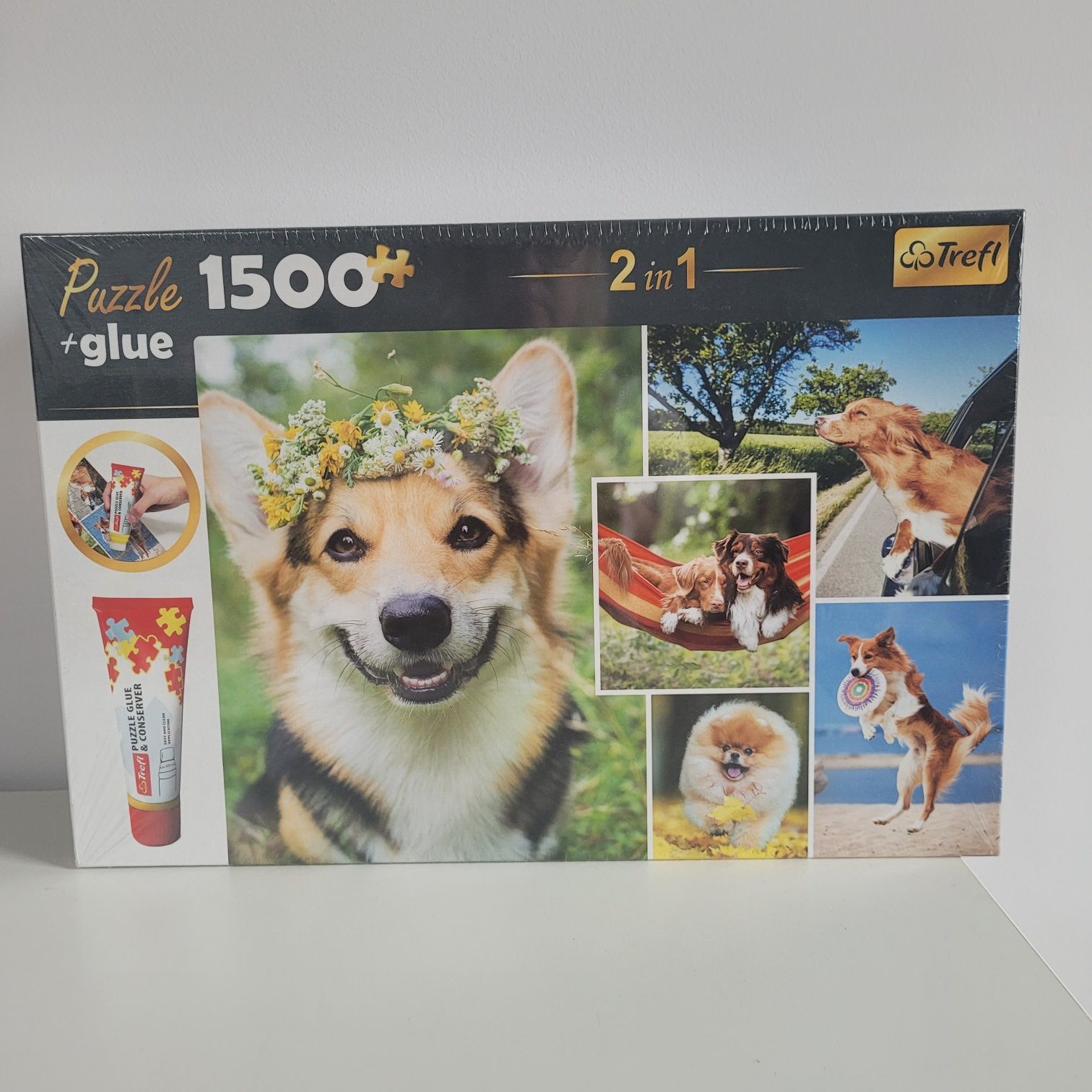 Puzzle 1500 elementów psy pieski na prezent