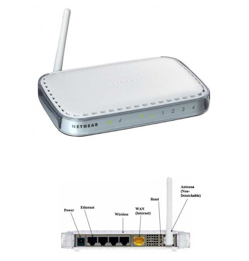 Router Netgear WGR614 v9 RJ45 LAN modem