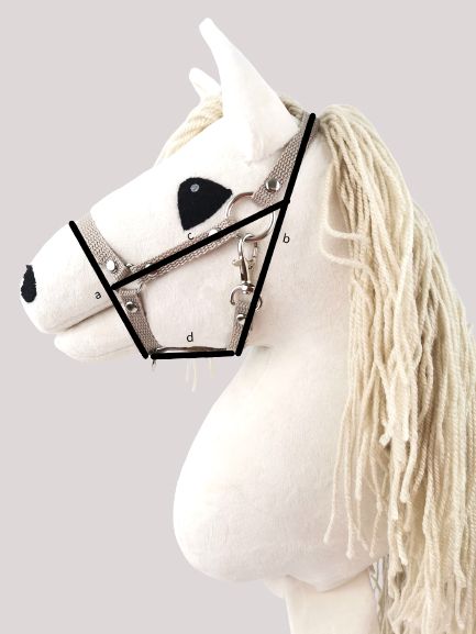 Kantar + wodze dla hobby horse A4 - taśma 10mm