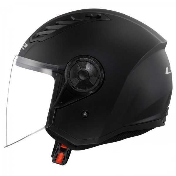 Kask motocyklowy otwarty LS2 OF616 Airflow II Solid Matt Black 06