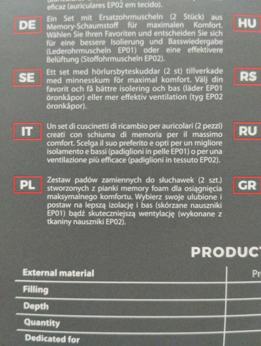 Nauszniki Genesis Toron EP