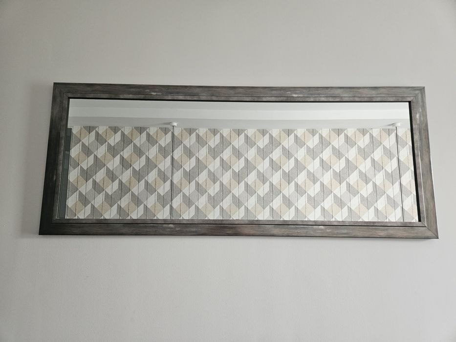 Lustro 55x135 szary/miedziany