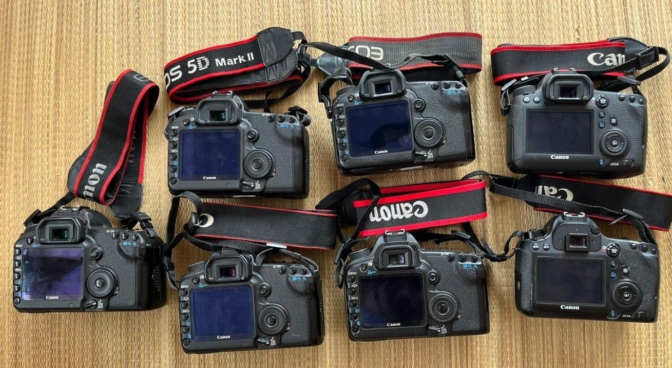 Canon 6d e 5d Mark II