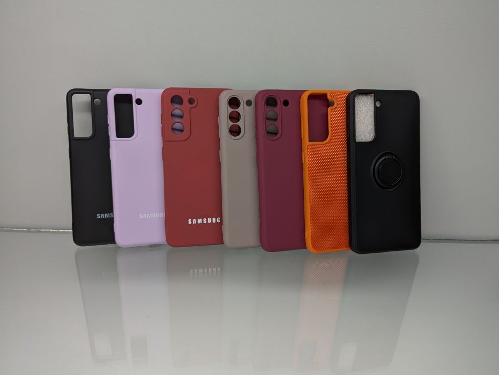 Противоударный чехол Samsung S21 все модели софт тач