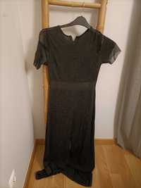 Vestido preto brilhante