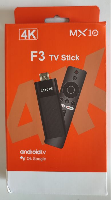 Smart TV  MX10 F3 2/16 ГБ Android 14  ;2,4/5Ггц з голосовим пультом