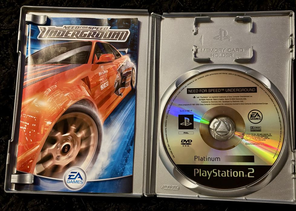 PlayStation 2 - “Need for speed Underground” (Platinum)