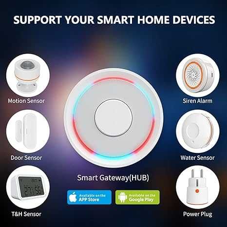 Bramka Tuya ZigBee Gateway Hub wired LAN RJ45 przewodowa