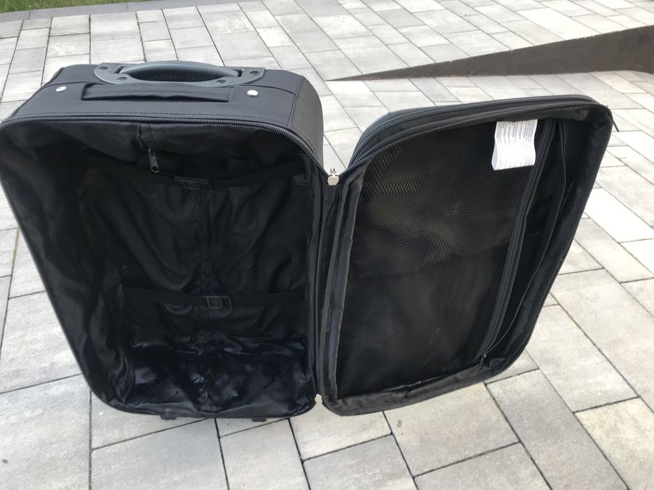 Walizka kabinowa, ciemno szara, stan dobry