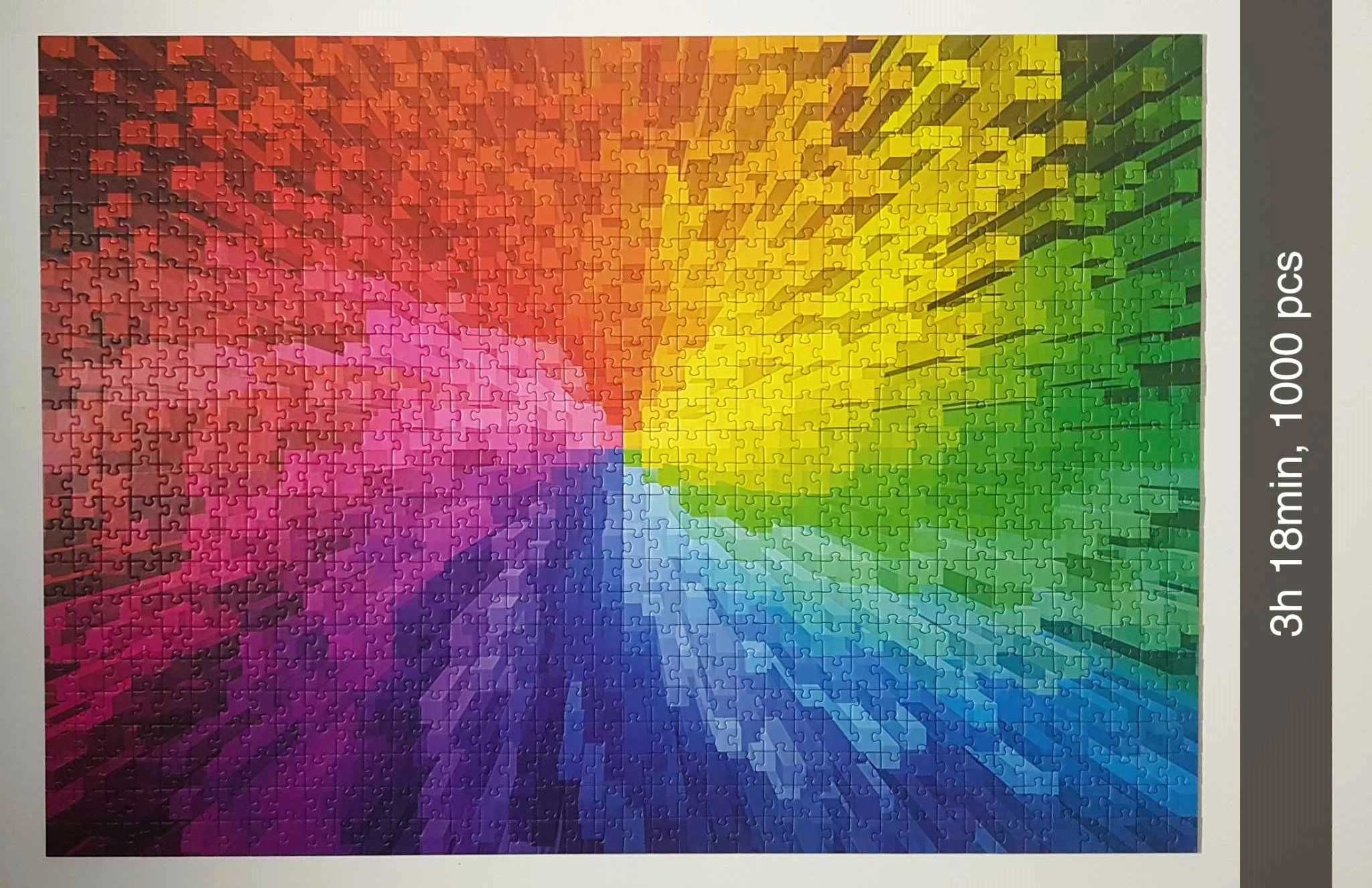 Puzzle Trefl 1000, Kolorowy Gradient