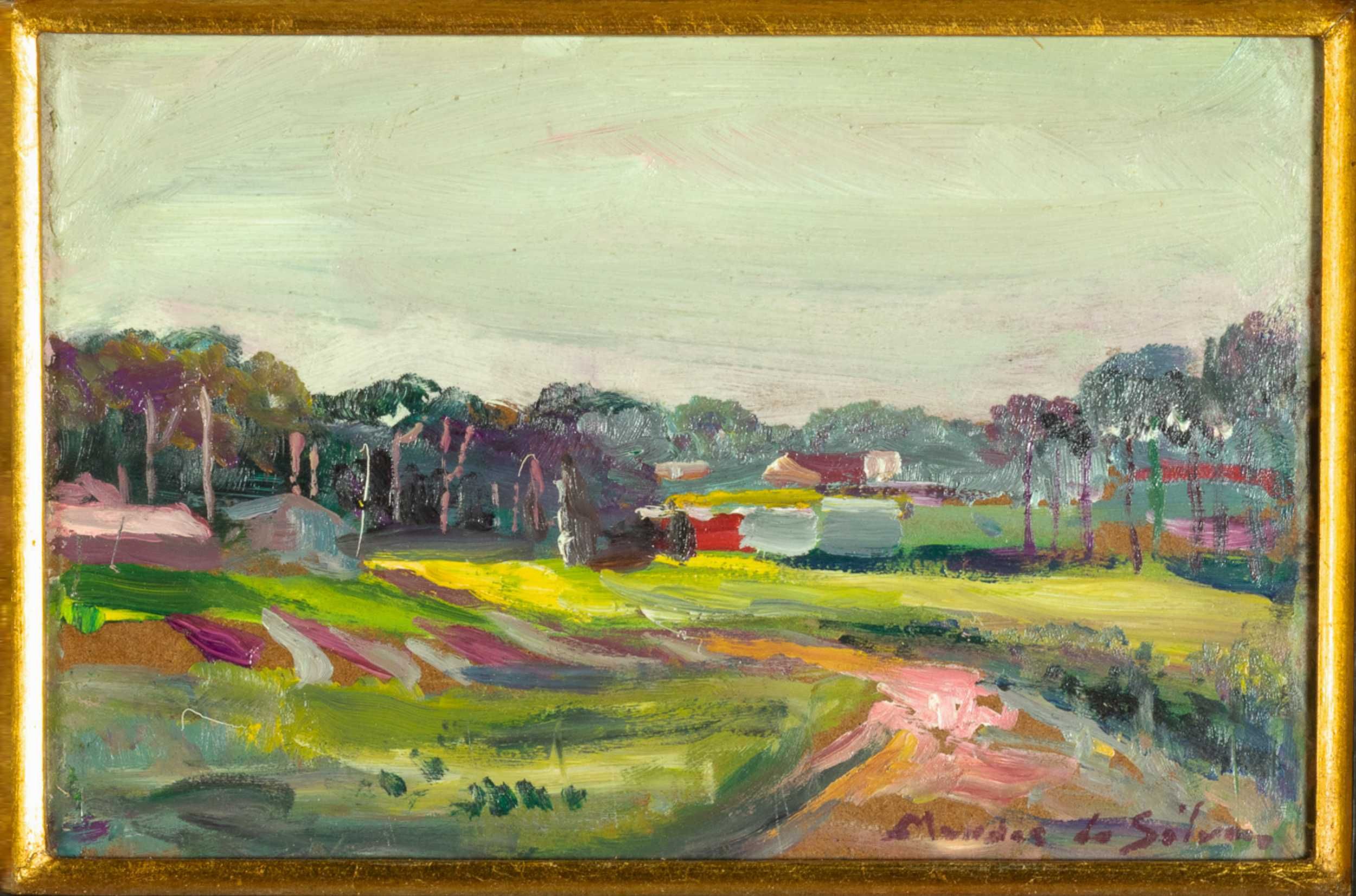 Pintura paisagem óleo | Mendes da Silva