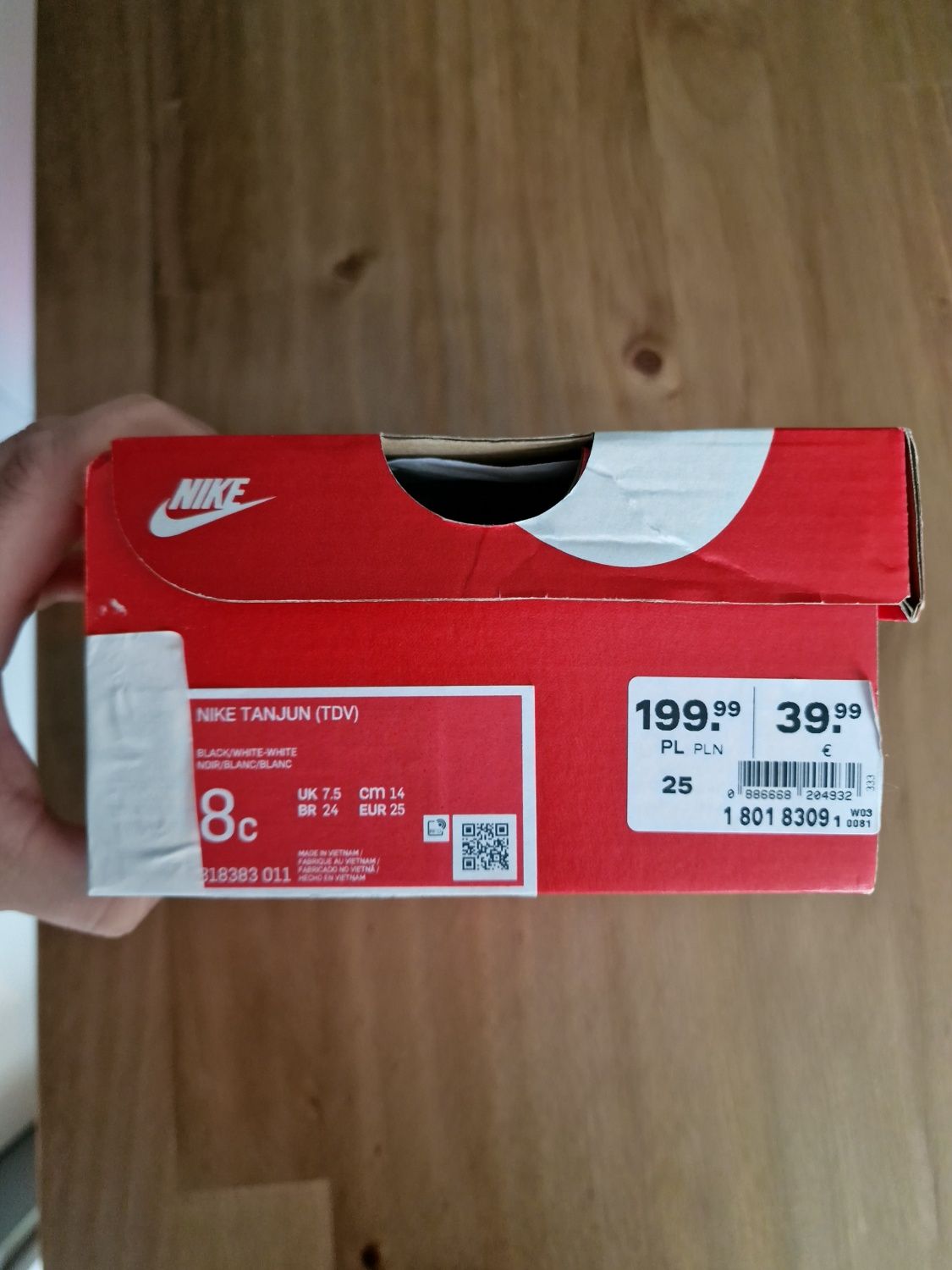 Nike Tanjun rozmiar 25 dziecięce